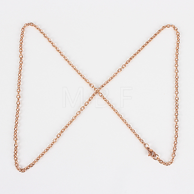 304 Stainless Steel Cable Chain for Necklace Making STAS-P045-06-1