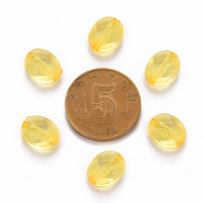 Transparent Acrylic Beads TACR-S154-18A-81-1