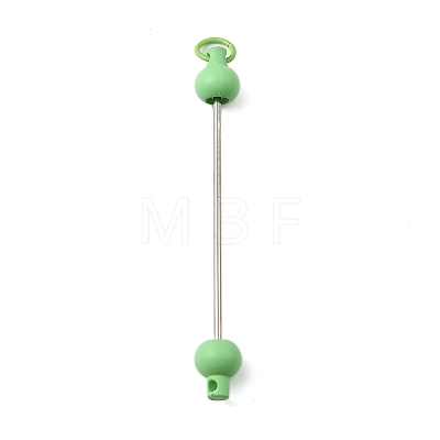 Plastic Beadable Keychain Bar for Jewelry Making DIY Crafts LS-AJEW-C040-01D-1-1