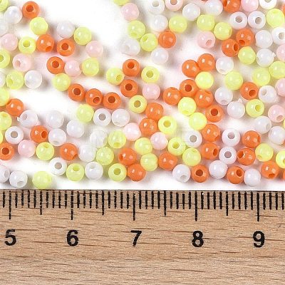 Opaque Acrylic Beads X1-OACR-H118-07A-05-1