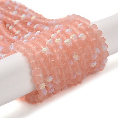 Transparent Glass Beads Strands EGLA-A044-T4mm-MB21-1