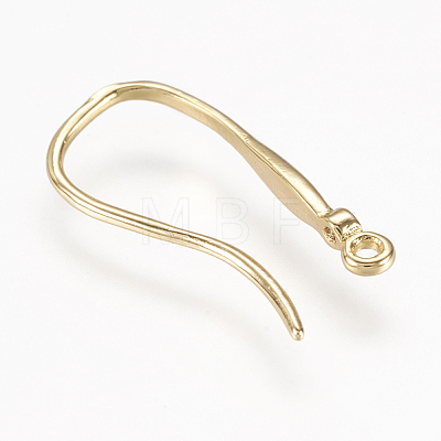 Brass Earring Hooks KK-L152-22G-1