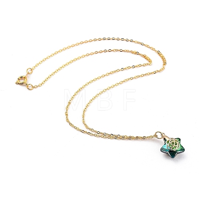 Electroplate Star Glass Jewelry Sets SJEW-JS01120-03-1