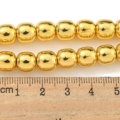 Electroplated Synthetic Non-magnetic Hematite Beads Strands G-C136-C01-1