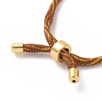 Nylon Cord Silder Bracelets MAK-C003-03G-01-1
