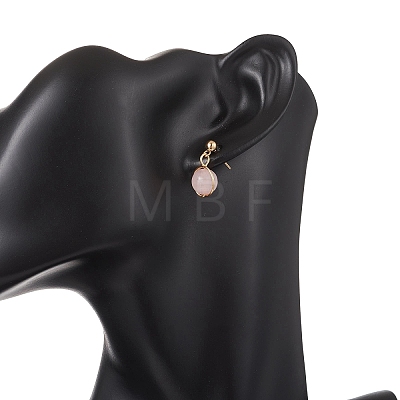 3 Pairs 304 Stainless Steel Natural Cultured Freshwater Pearl Round Earring Sets EJEW-JE06817-02-1