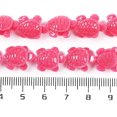 Synthetic Coral Carved Beads Strands CORA-L020-A-17-1