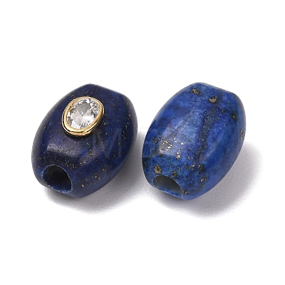 Dyed Natural Lapis Lazuli European Beads GG-CBA9389-01G-1