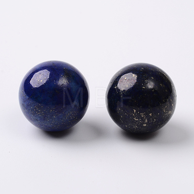 Dyed Natural Lapis Lazuli Round Beads G-I174-16mm-20-1