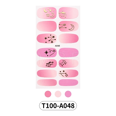 Full Wrap Gradient Nail Polish Stickers MRMJ-T100-A048-1