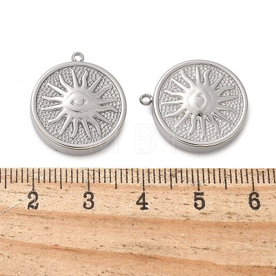 304 Stainless Steel Pendants STAS-L022-498P-1