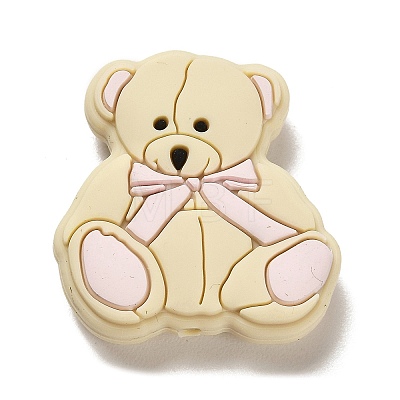 Bear Silicone Focal Beads SIL-D008-01D-1