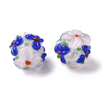 Handmade Lampwork Beads LAMP-B025-03B-17-1