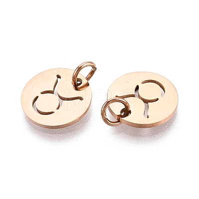 304 Stainless Steel Charms STAS-Q201-T445-2R-1