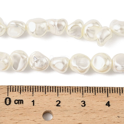 Electroplated Shell Pearl Beads Strands BSHE-M036-02A-1