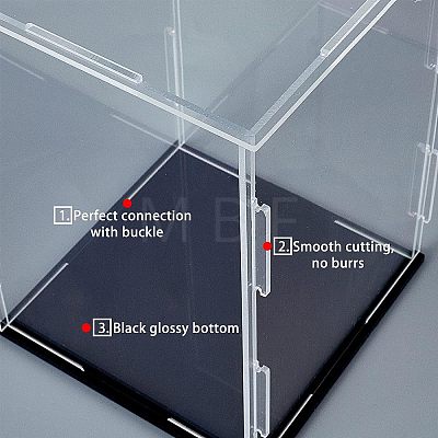 Acrylic Display Box ODIS-WH0005-77-1