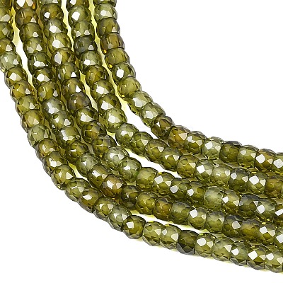 Cubic Zirconia Beads Strands ZIRC-P125-2x3mm-11-1