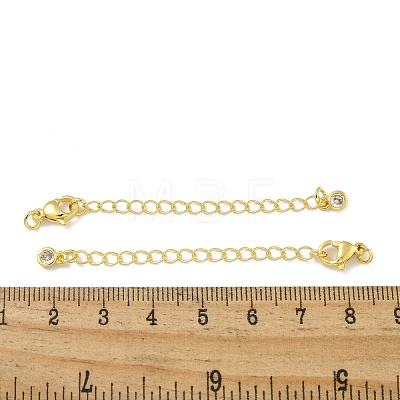 Brass Chain Extender KK-P284-09G-01-1