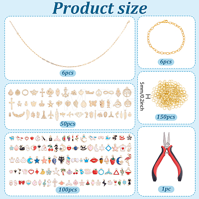 DIY Bracelets Making Kits DIY-ME0003-30-1