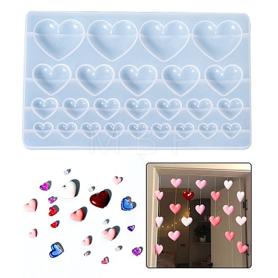 Heart Shape DIY Silicone Molds PW-WG44905-01-1