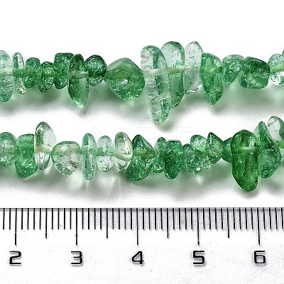 Transparent Crackle Glass Beads Strands GLAA-U004-01C-1