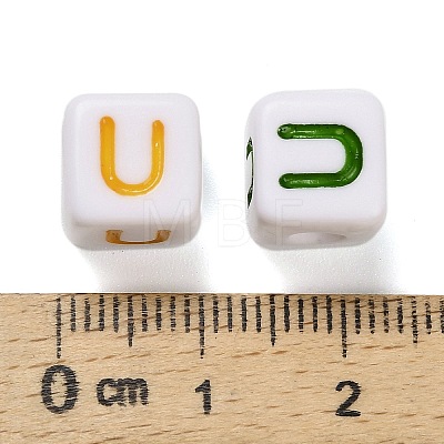 Opaque Acrylic Beads OACR-I022-01U-1