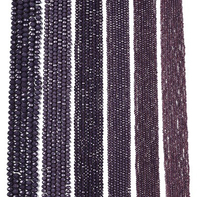 Opaque Solid Color Imitation Jade Glass Beads Strands EGLA-A044-P6mm-D11-1