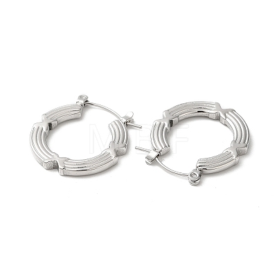 304 Stainless Hoop Earrings for Women EJEW-Z026-34P-1