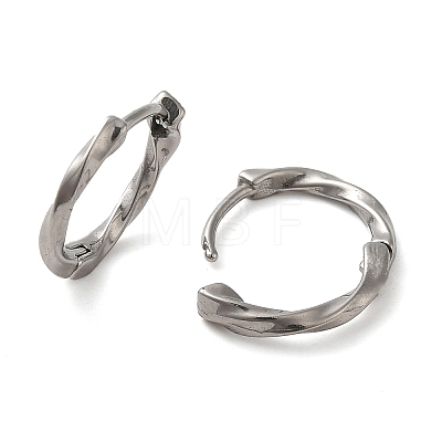 316 Surgical Stainless Steel Hoop Earrings EJEW-Q795-03P-1