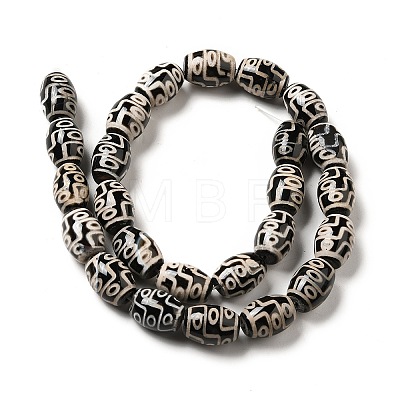 Tibetan Style dZi Beads Strands G-F726-A11-1