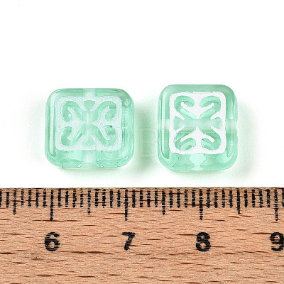 Transparent Acrylic Beads TACR-T028-53-1