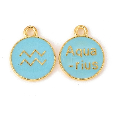 Alloy Enamel Pendants LS-ENAM-S124-01B-16J-1