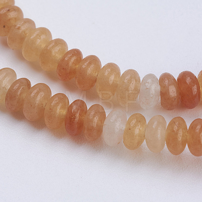 Natural & Synthetic Mixed Stone Beads Strands G-P354-M-4x2mm-1