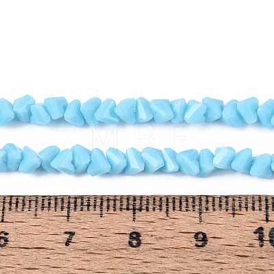 Opaque Glass Beads Strands GLAA-N019-4mm-18-1