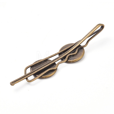Iron Hair Bobby Pin Findings IFIN-WH0051-93C-1
