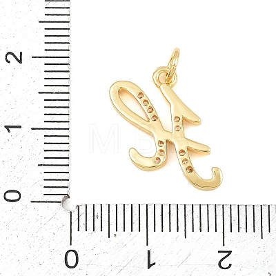 Brass Micro Pave Clear Cubic Zirconia Pendants CU-CBA7939-01H-G-1