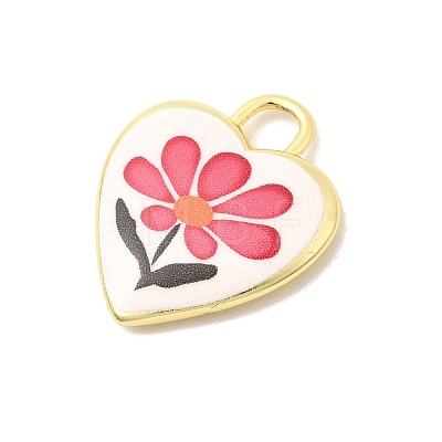 Printed Brass Pendants KK-K274-08G-1