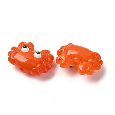 Transparent Glass Enamel Beads LAMP-V001-08K-1