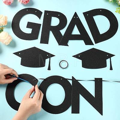 Word Congrats Grad Paper Hanging Banner TH-FZC50F9-01B-1