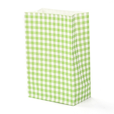 Rectangle with Tartan Pattern Paper Bags CARB-Z001-01C-1