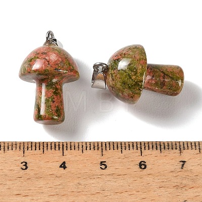 Natural & Synthetic Mixed Stone Pendants GG-CBAA0EE-05P-1