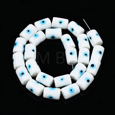 Handmade Evil Eye Lampwork Beads LAMP-N029-013I-1