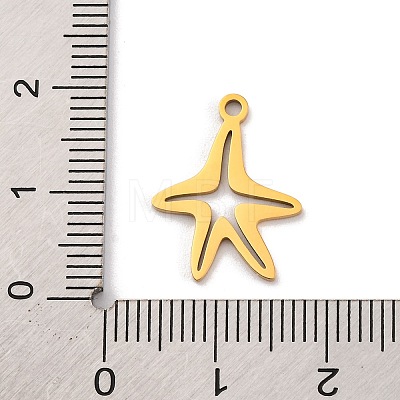 201 Stainless Steel Pendants STAS-U016-08G-03-1