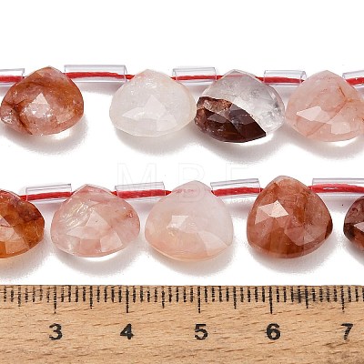 Natural Hematoid Quartz/Ferruginous Quartz Beads Strands G-C292-A10-01-1
