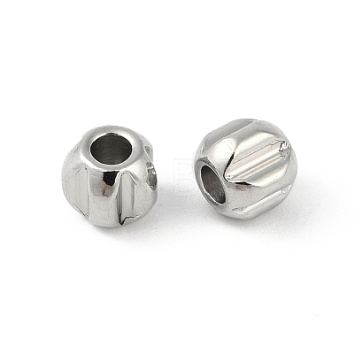 Non-Tarnish 304 Stainless Steel Beads STAS-C108-08B-P-1