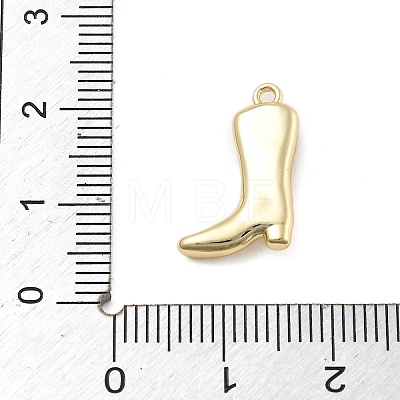 Brass Micro Pave Clear Cubic Zirconia Pendants KK-D283-34G-02-1