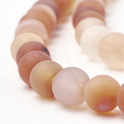 Dyed Natural Carnelian Beads Strands G-T106-045-1