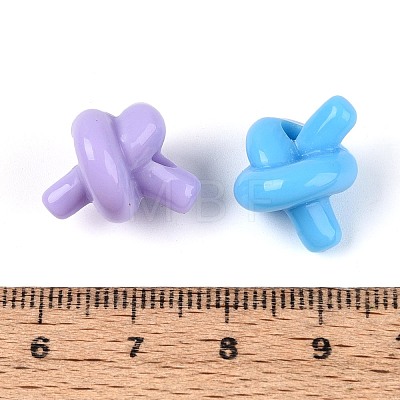 Opaque Acrylic Beads SACR-T035-27M-1