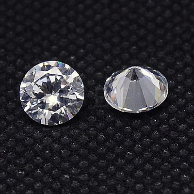 Diamond Shape Grade AAA Cubic Zirconia Cabochons ZIRC-J013-01-1.75mm-1