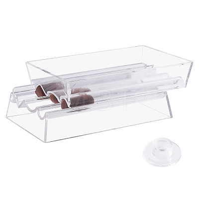 Transparent Acrylic Clay Bead Rolling Tool TACR-WH0022-05-1